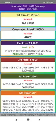 Lottery Aaj - Result Sambad android App screenshot 3